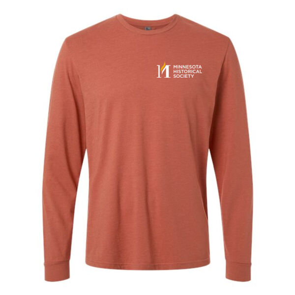 Unisex CVC Long Sleeve T-Shirt - Printed Logos Thumbnail