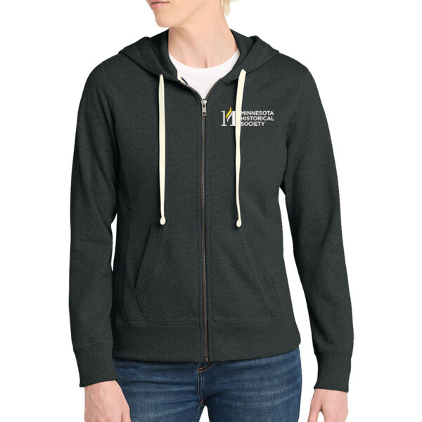 District® Women's Re-Fleece™ Full-Zip Hoodie - Embroidered Logos Thumbnail
