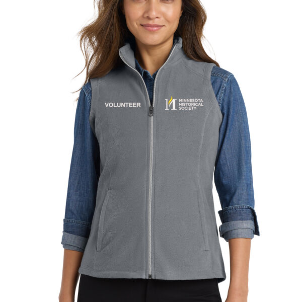 Port Authority® Women's Microfleece Vest - Embroidered Logos Thumbnail