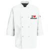 Eight Pearl Button Chef Coat with Thermometer Pocket Thumbnail