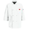 Eight Pearl Button Chef Coat with Thermometer Pocket Thumbnail